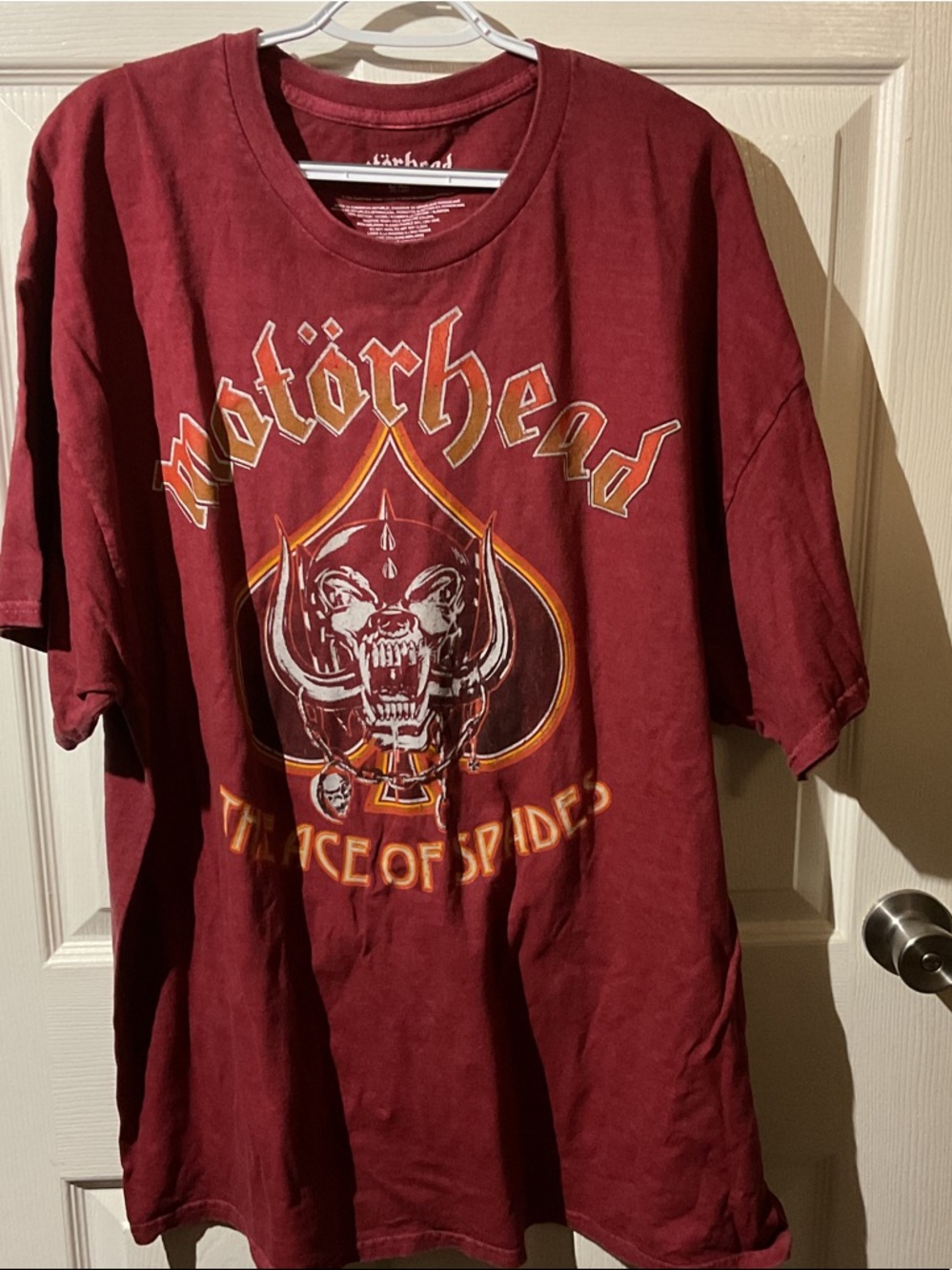 NWOT Motörhead The Ace of Spades Graphic Mineral Washed Band Tee
